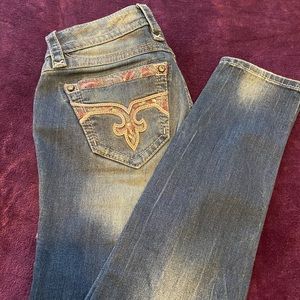 Almost like new Rock Revival jeans (skinny) sz 27